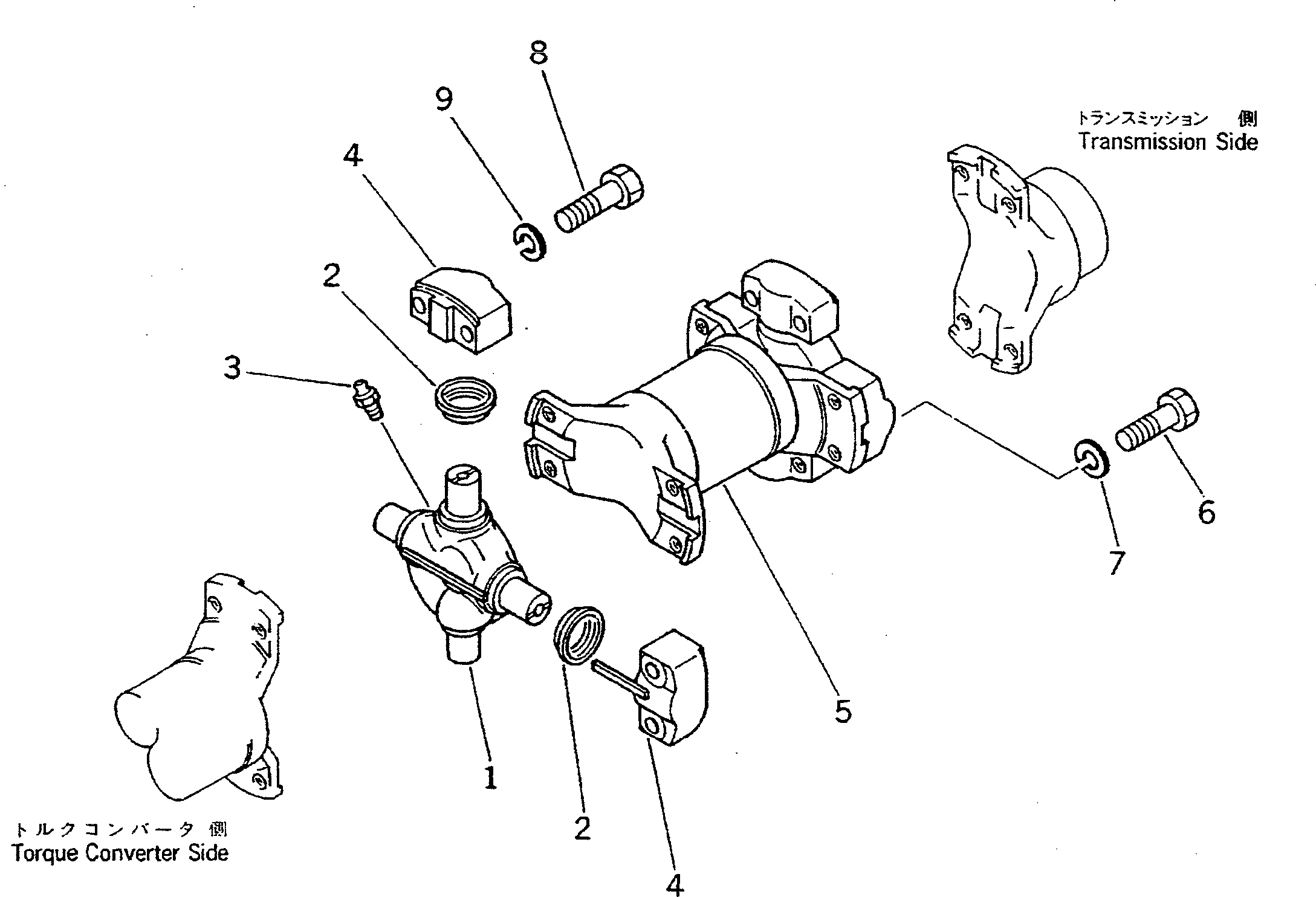 UNIVERSAL JOINT A. 145-20-41100 KOMATSU