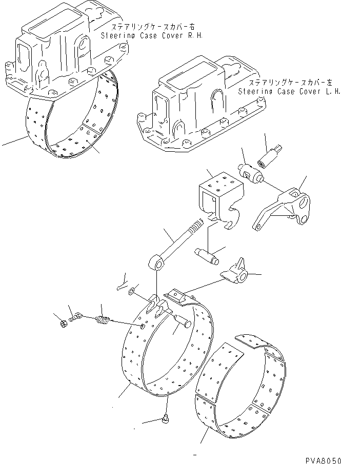 BAND ASS'Y,BRAKE 145-33-51201 KOMATSU