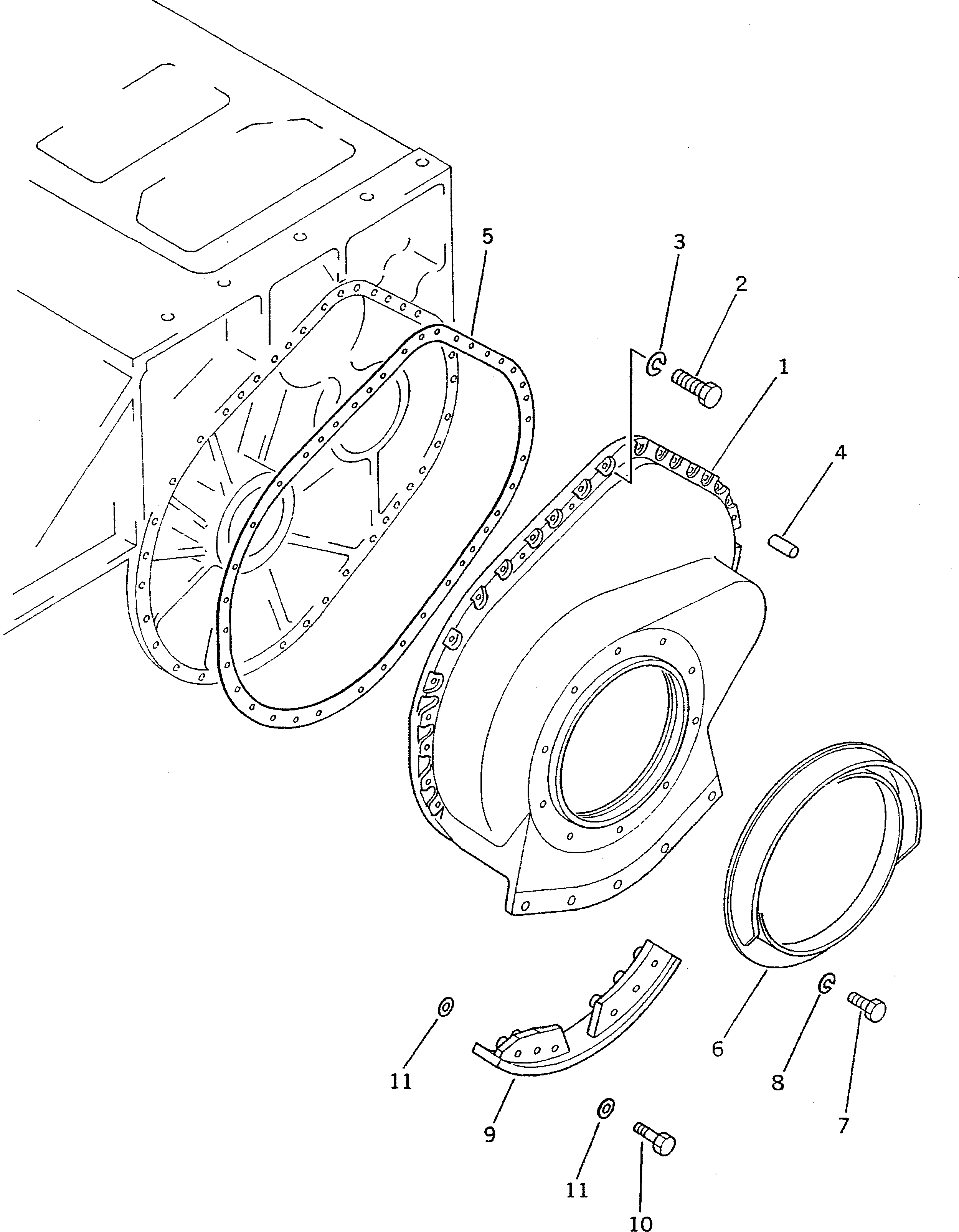GASKET,CASE 141-27-31241 KOMATSU