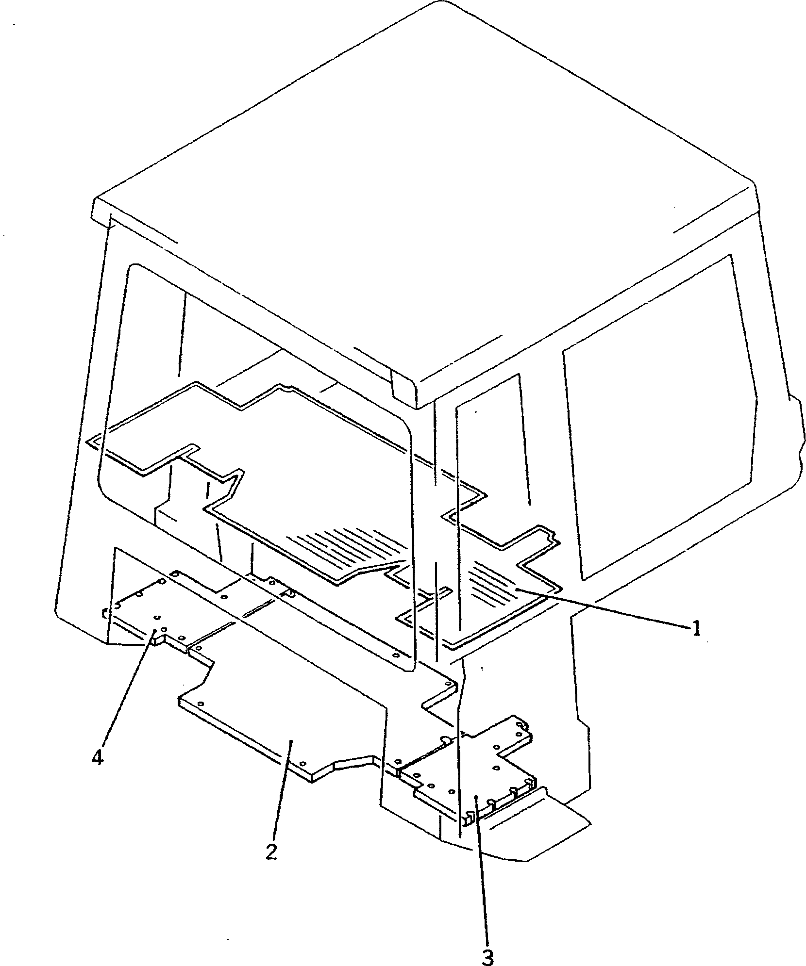 Коврик 145-Z79-1981 KOMATSU