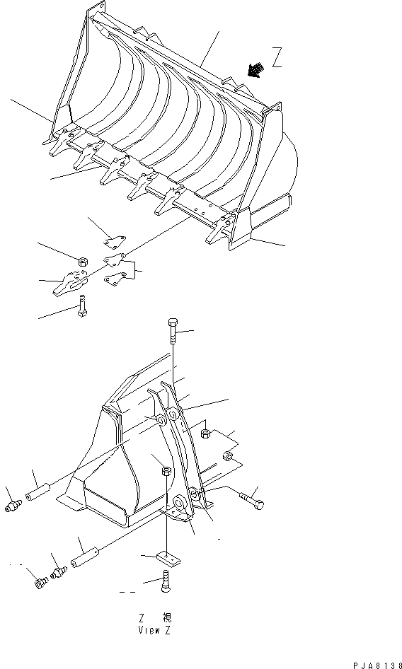 PLATE,SKID 145-70-43540 KOMATSU