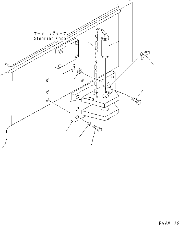 BOLT,FOR SKID LOADER 145-Z13-1150 KOMATSU