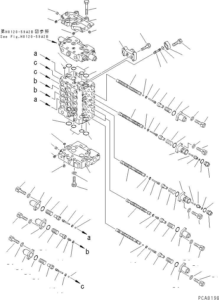 Управляющий клапан 723-37-10300 KOMATSU