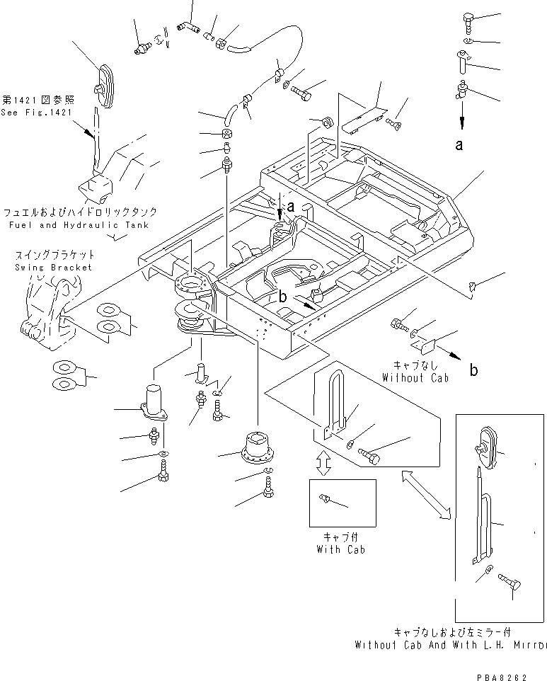 FRAME,REVOLVING (FOR JAPAN) 21F-46-11112 KOMATSU
