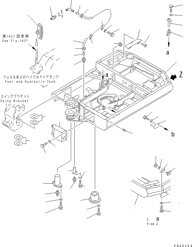 Крышка 21F-46-11430 KOMATSU