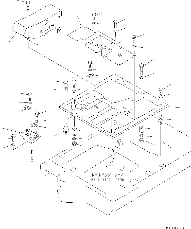 PANEL,BOX 21F-54-11150 KOMATSU