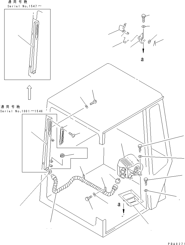 HEATER ASS'Y 21F-06-11110 KOMATSU