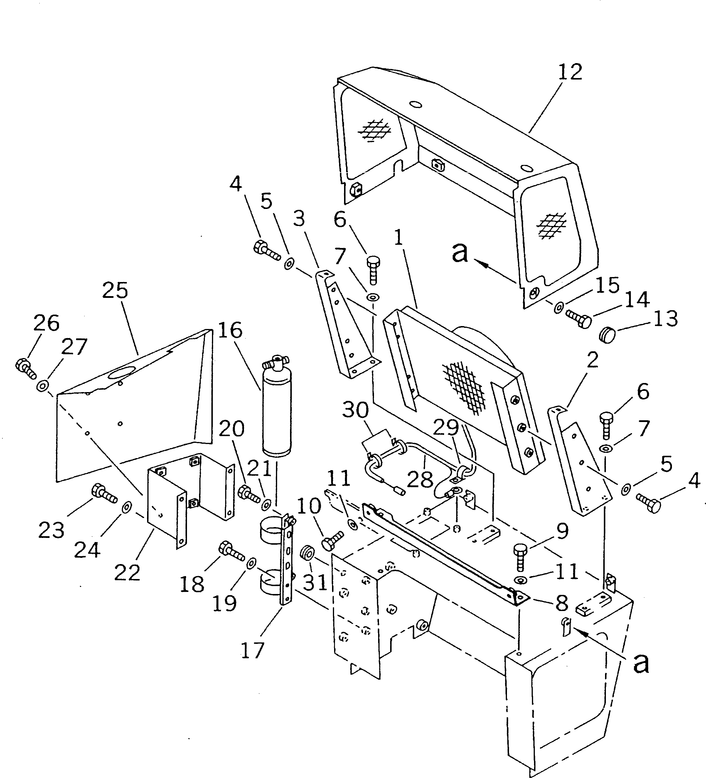 Крышка 114-X11-3290 KOMATSU
