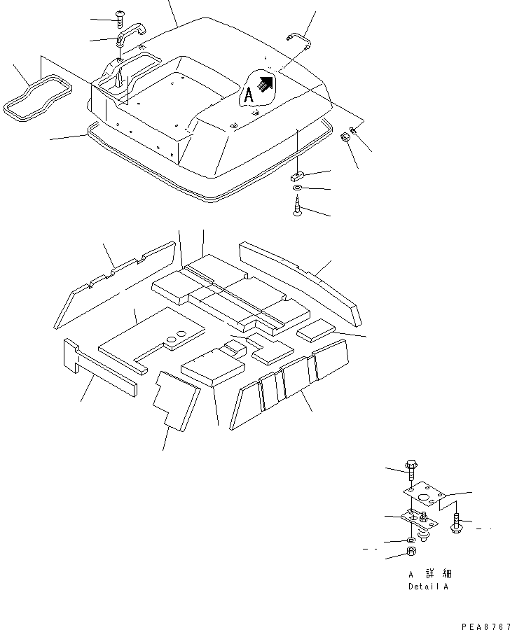 Лист 42A-54-21440 KOMATSU