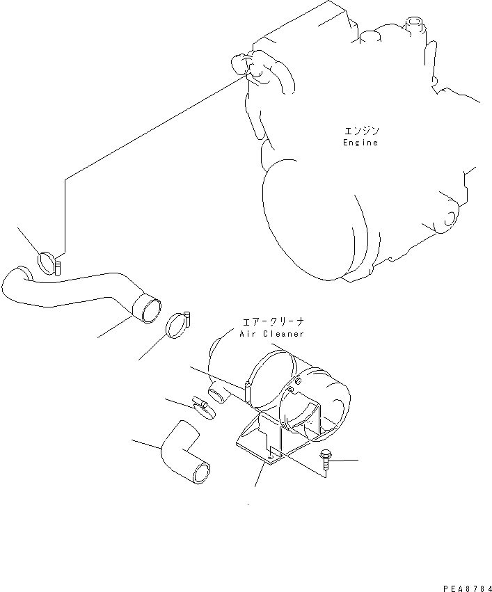 BRACKET,AIR CLEANER 363-962-3230 KOMATSU