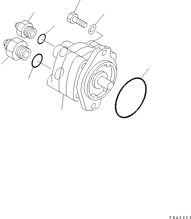 Ниппель 416-85-52510 KOMATSU