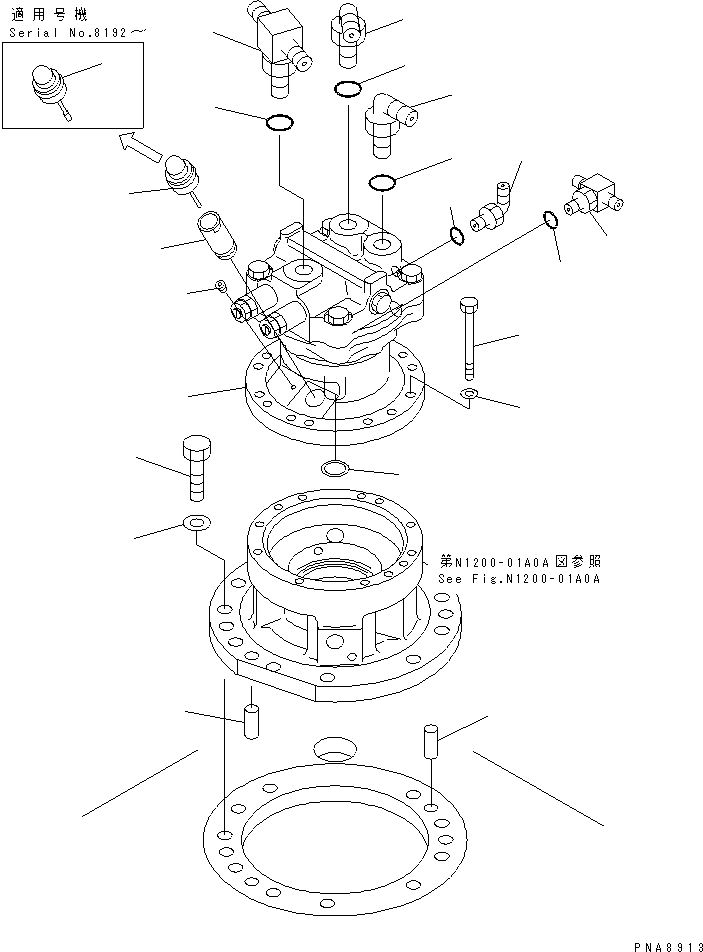 SWING MACHINERY A. (21W-26-00021) KOMATSU