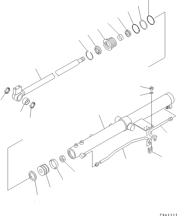 Трубка 21W-63-99080 KOMATSU