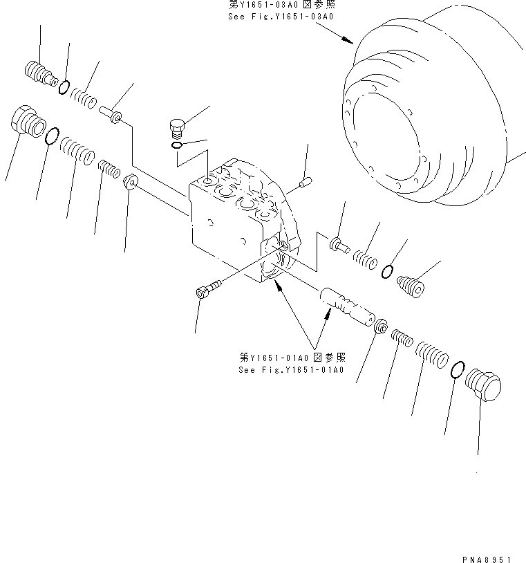 TRAVEL MOTOR ASS'Y (21W-60-22130) KOMATSU