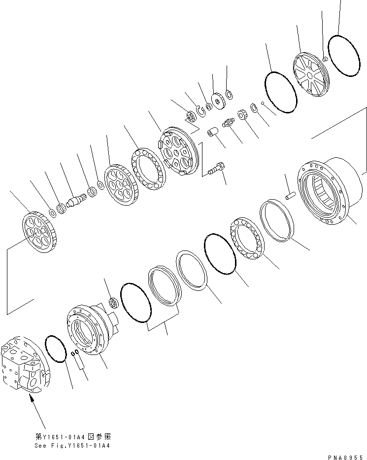 SPINDLE KIT (\7\TZ910B1102-01) KOMATSU