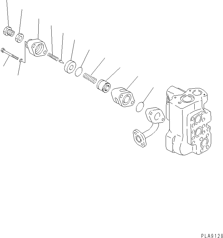 Клапан в сборе (701-37-11600) KOMATSU
