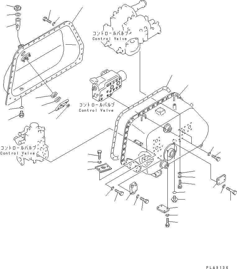 TANK VALVE ASS'Y 145-Z37-6002 KOMATSU