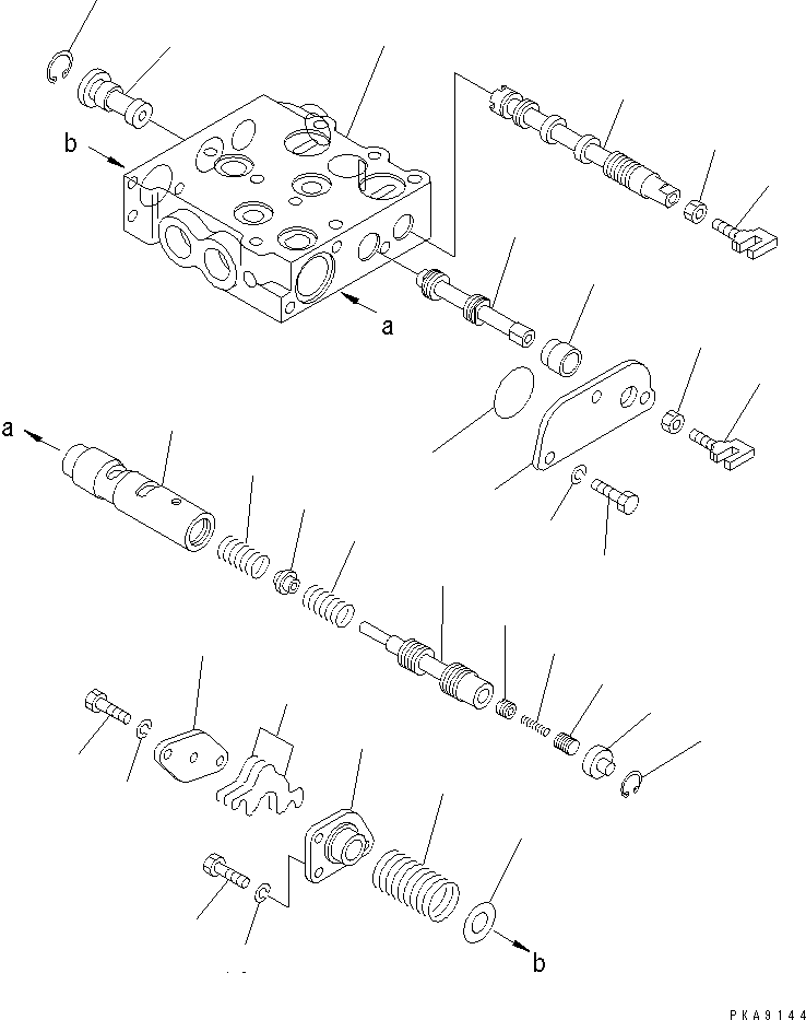 Управляющий клапан в сборе 134-15-00240 KOMATSU