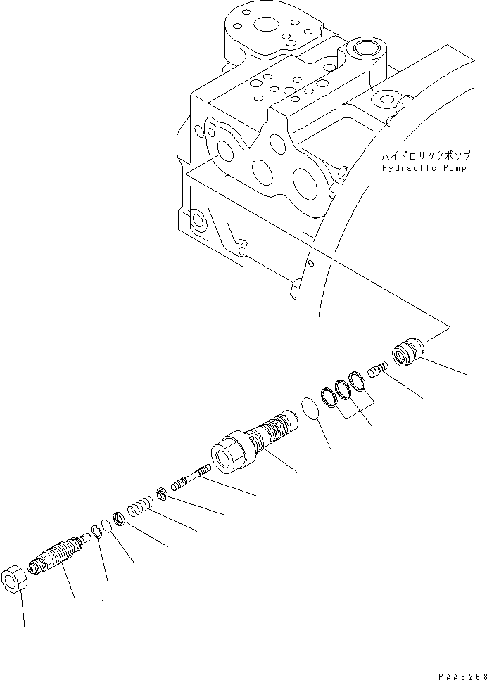 Насос в сборе (708-1L-00421) KOMATSU