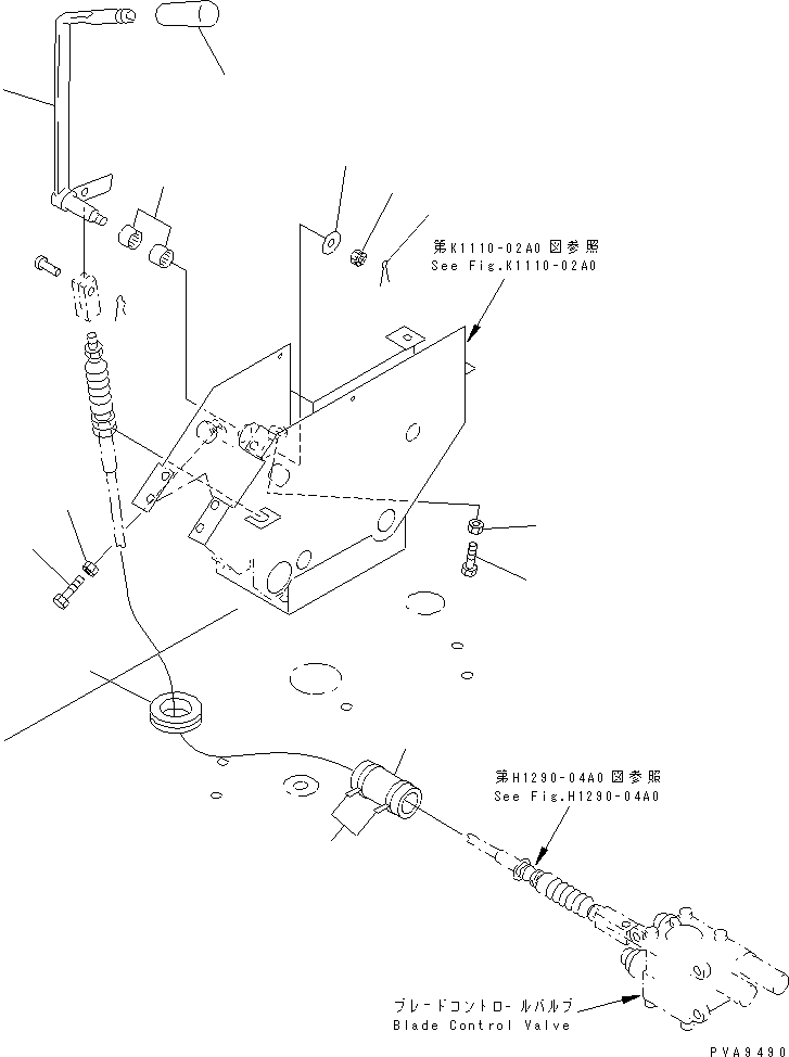 Рычаг 201-910-7470 KOMATSU