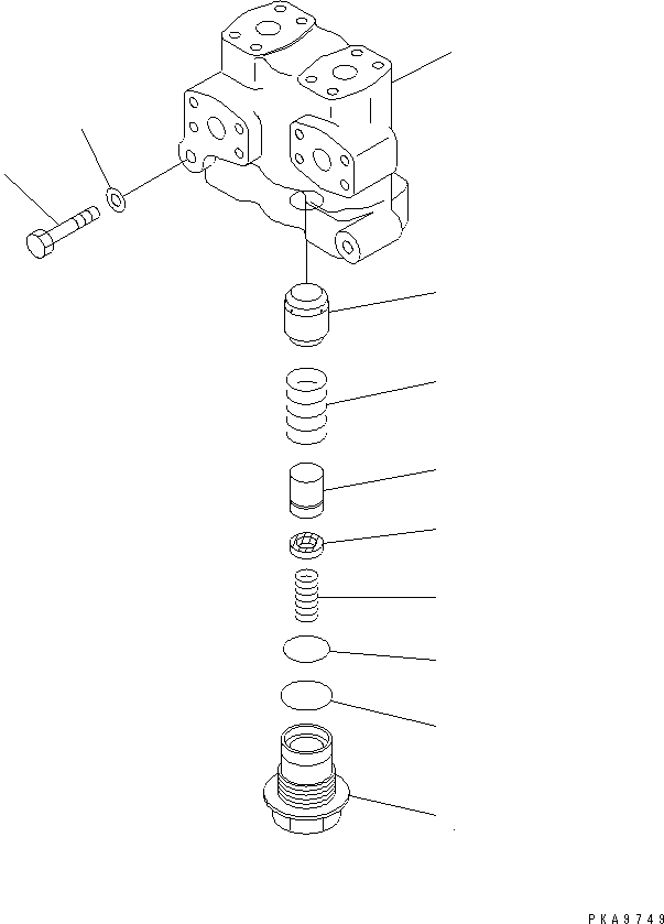 Клапан 14X-62-16120 KOMATSU