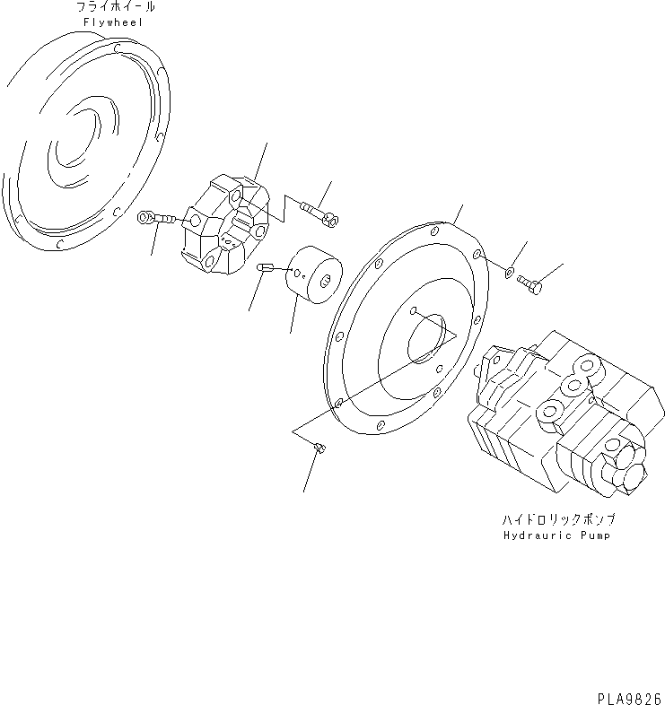Крышка 20U-01-22110 KOMATSU