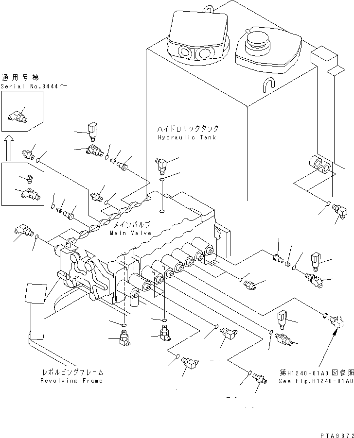 Клапан в сборе 21Y-60-11271 KOMATSU