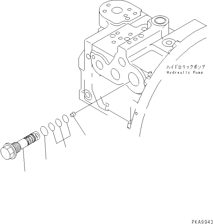 Пробка \0\708-1L-28811 KOMATSU
