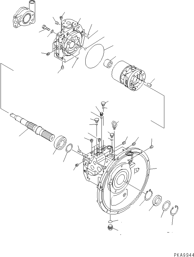 насос в сборе 708-1L-01411 KOMATSU