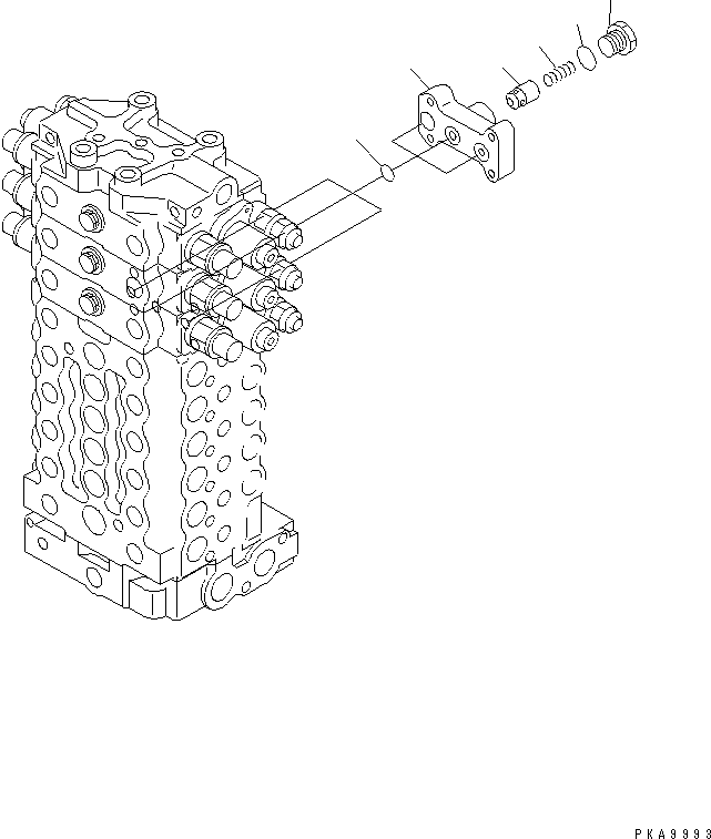 Клапан в сборе (723-39-13400) KOMATSU