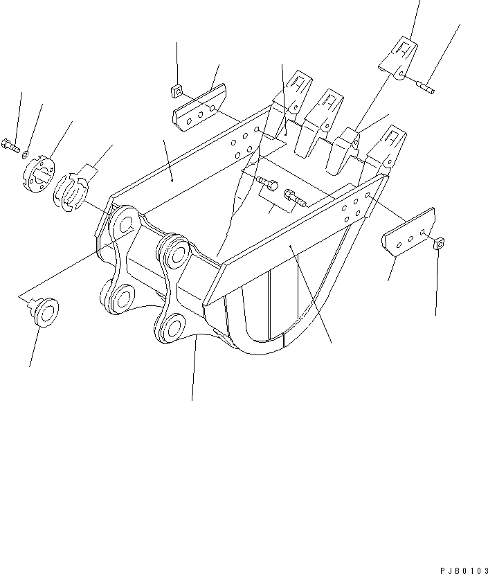 Ковш 206-934-6111 KOMATSU