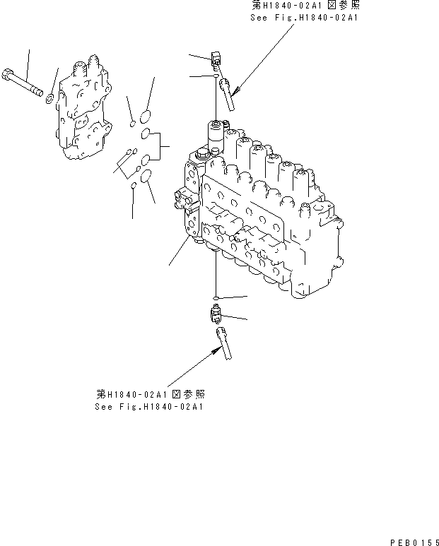 Клапан в сборе 723-41-00100 KOMATSU