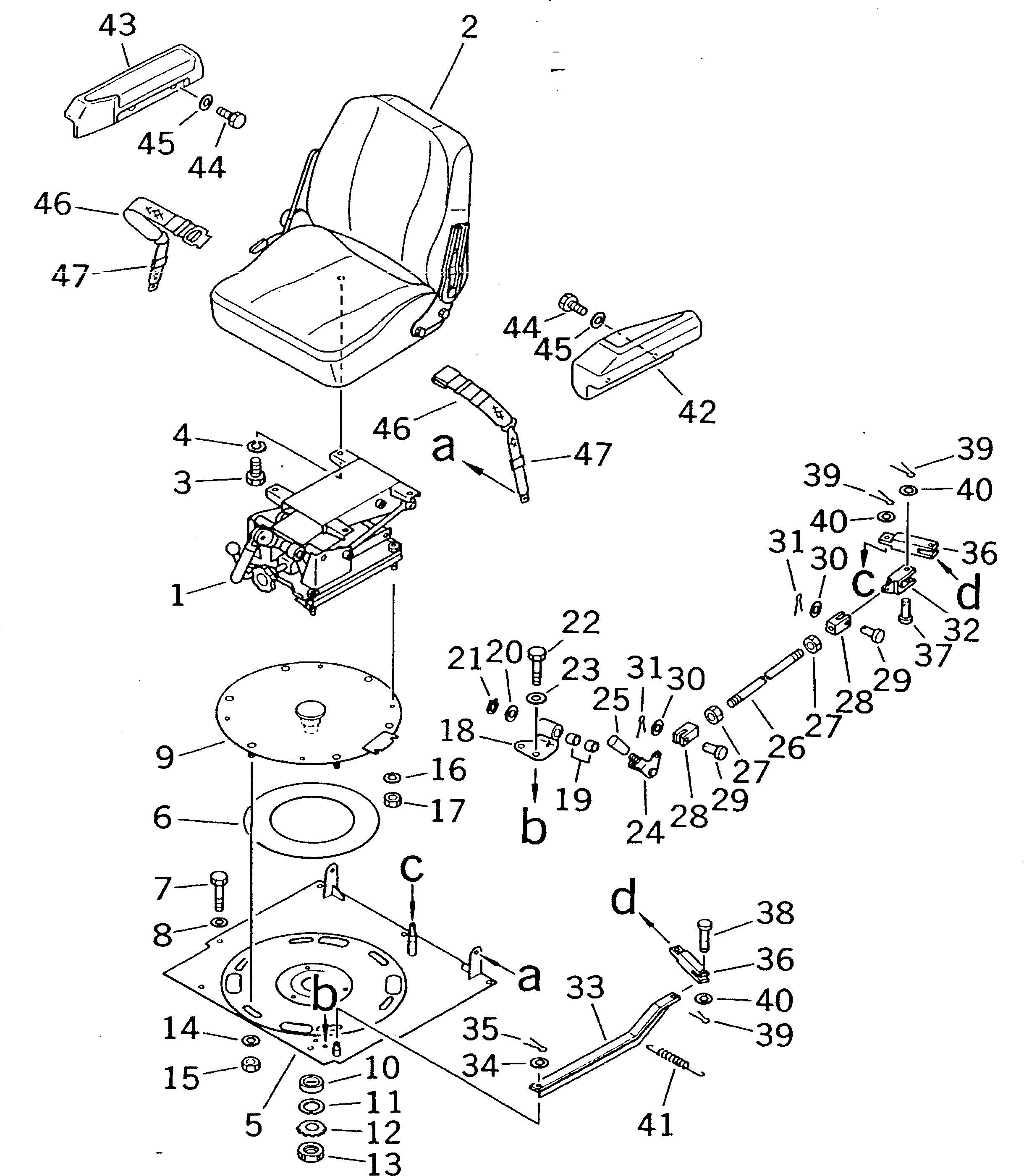 CUSHION ASS'Y 195-57-21401 KOMATSU