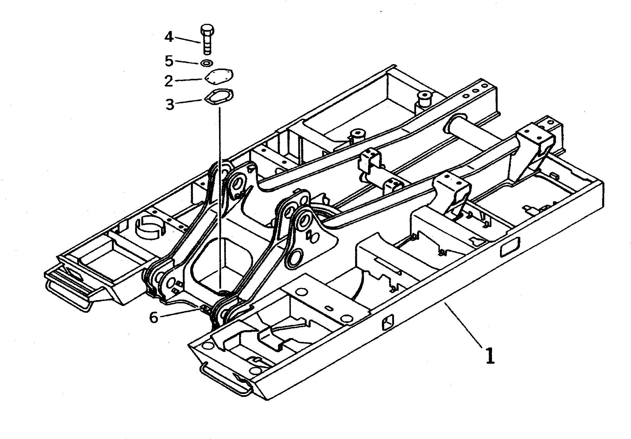 FRAME,LO CAB TBG 209-46-61511 KOMATSU