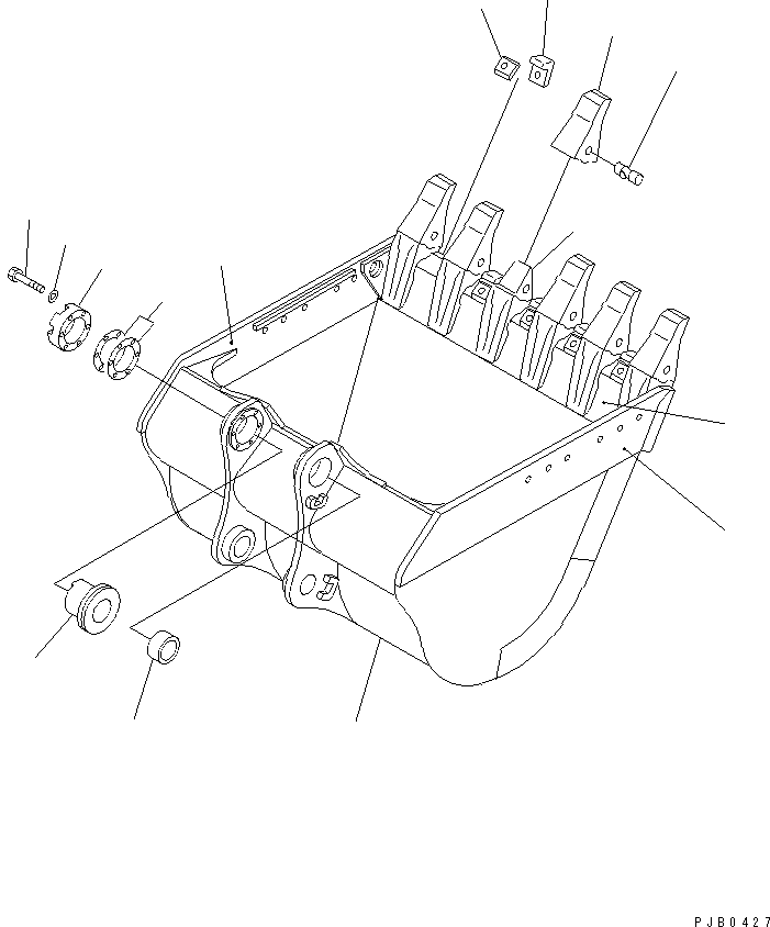 Ковш 209-939-6380 KOMATSU