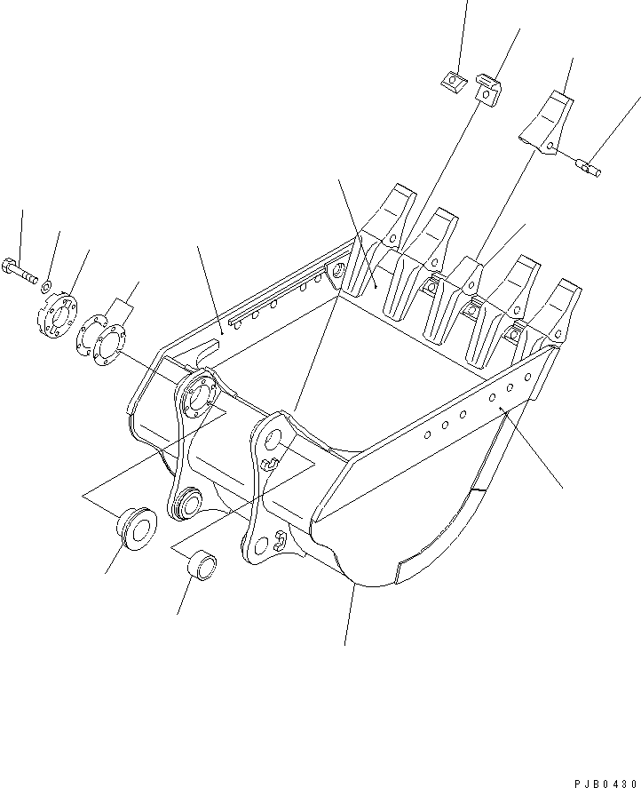 Ковш 209-939-6280 KOMATSU