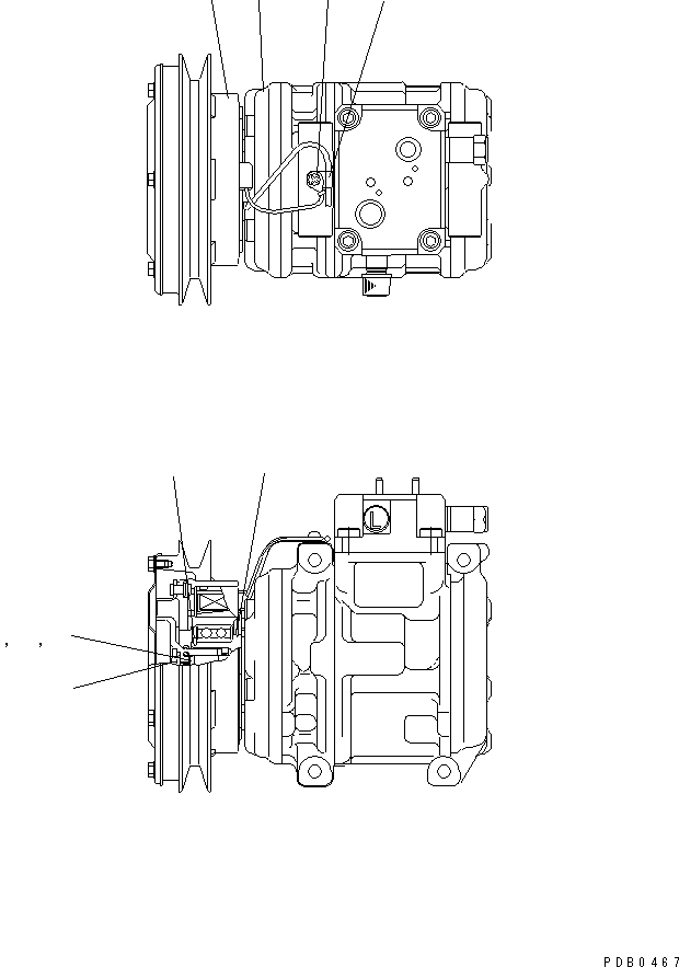 Компрессор в сборе 21N-979-1360 KOMATSU