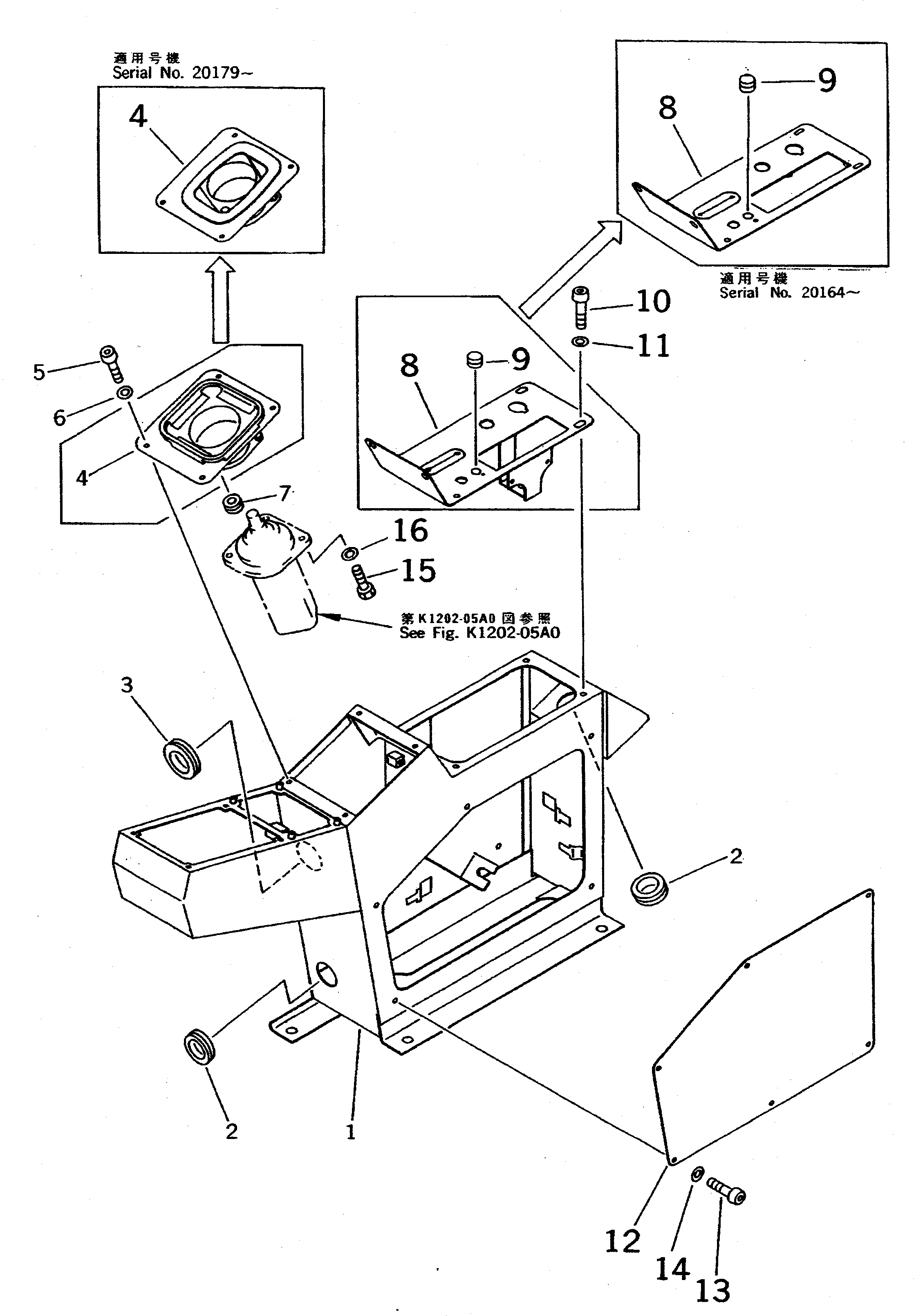 PANEL,R.H. 209-43-61660 KOMATSU