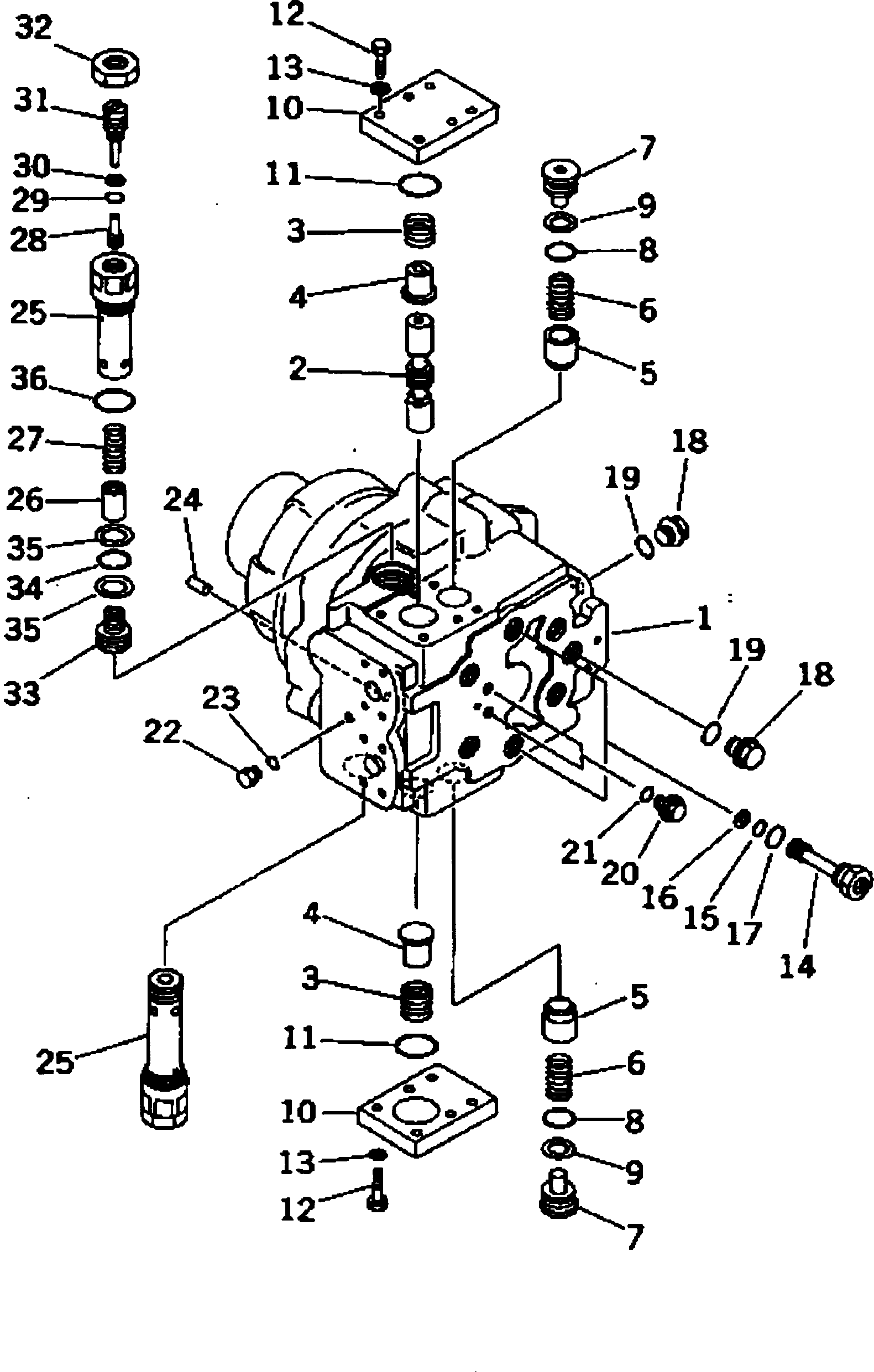 HOUSING SUB ASS'Y (\7\706-75-00140) KOMATSU