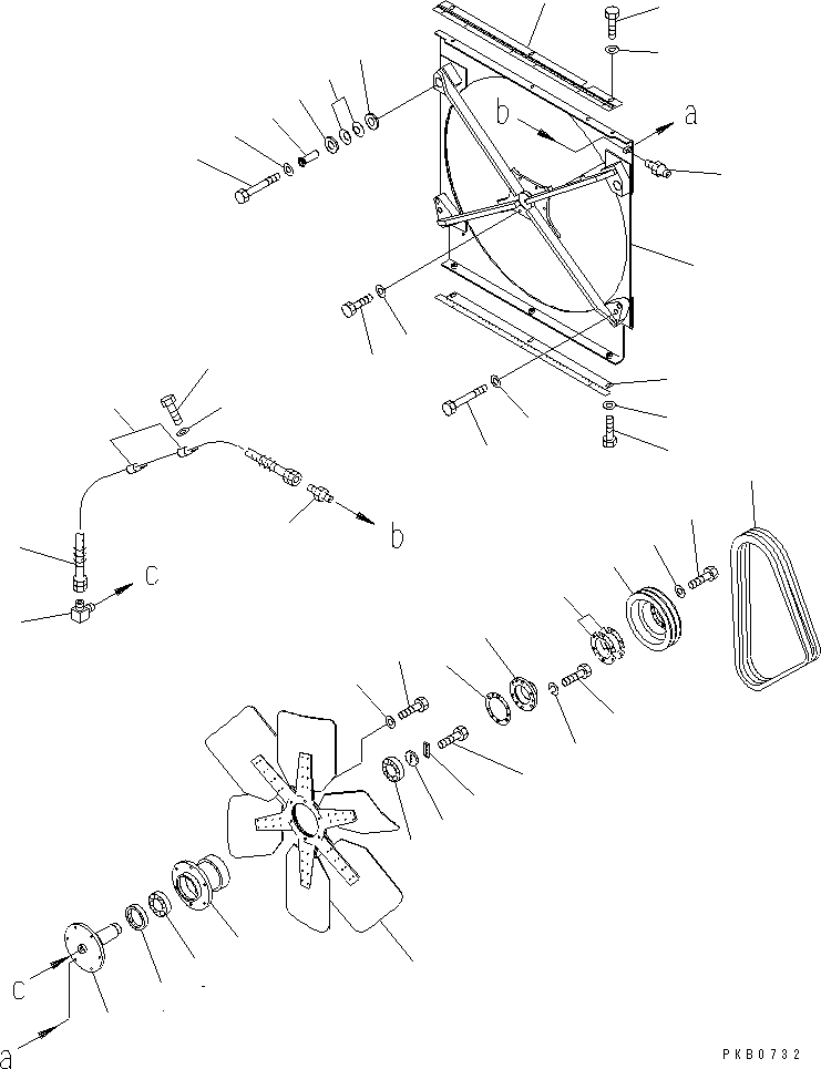 PULLEY,(FOR SCRAPER) 17A-03-17131 KOMATSU