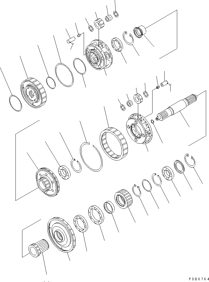 Кольцо 07018-10251 KOMATSU