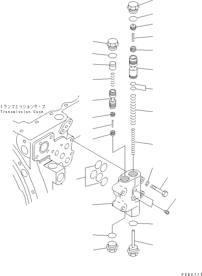 MAIN RELIEF VALVE A. 17A-15-00340 KOMATSU