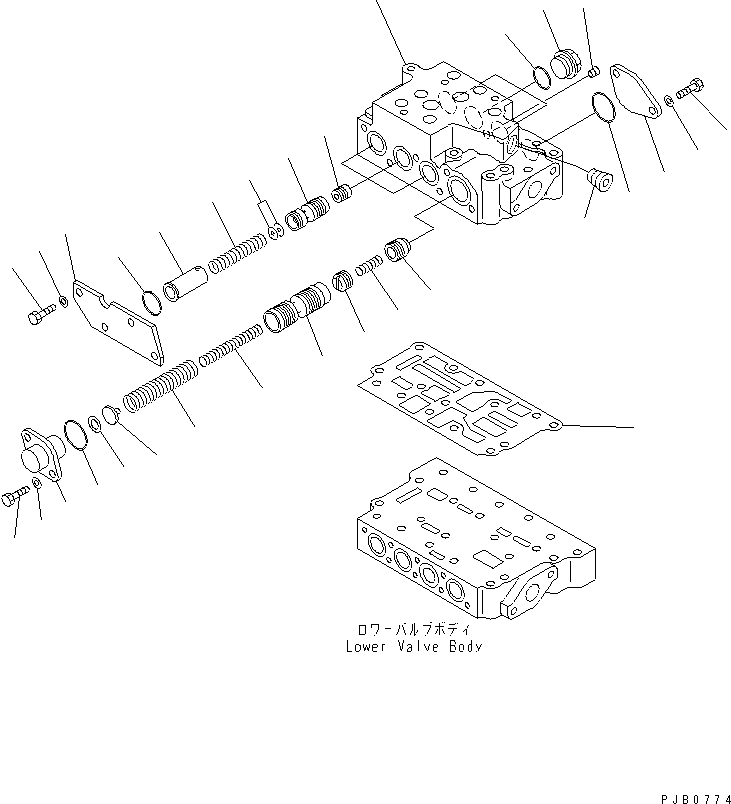 Корпус клапана 17A-15-15213 KOMATSU