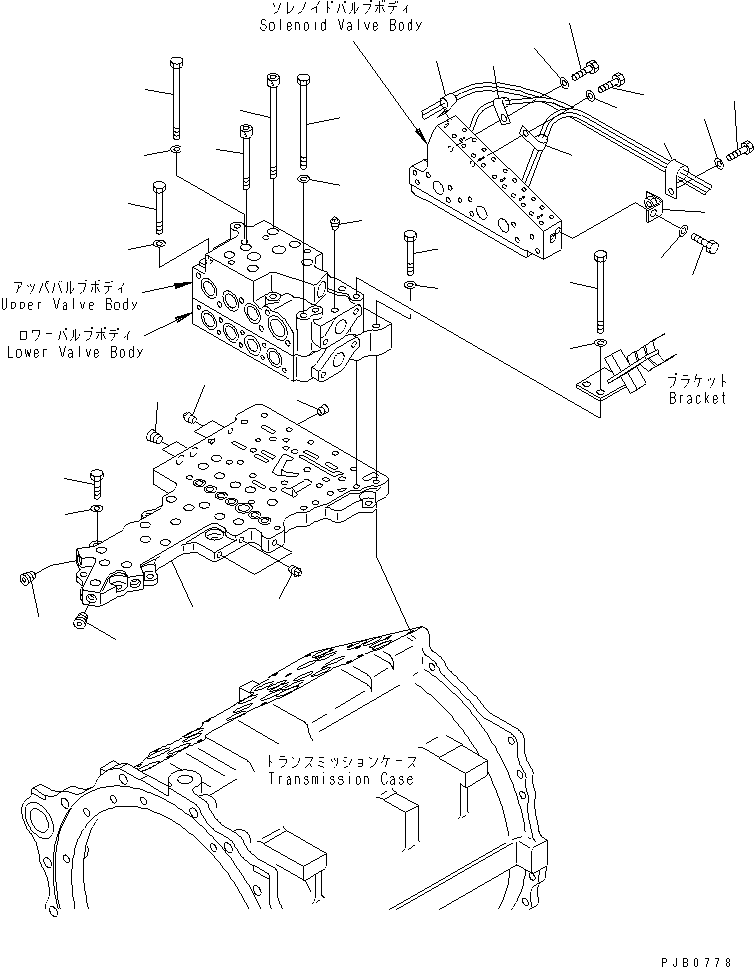 Болт 17A-15-15850 KOMATSU