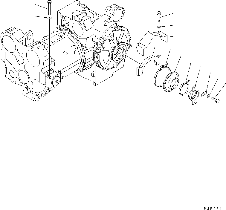 Крышка 17A-21-11181 KOMATSU
