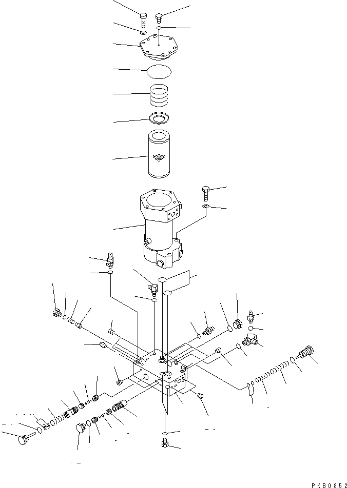 VALVE ASS'Y,CHARGE 17A-49-13101 KOMATSU