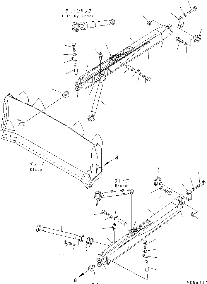 Цапфа \0\17A-71-12261 KOMATSU