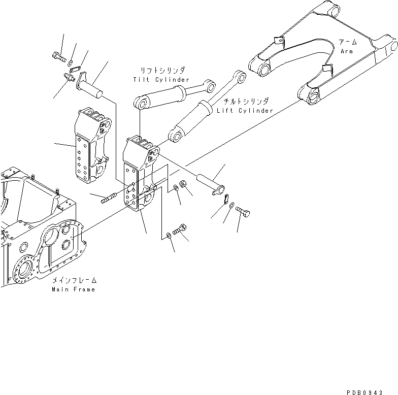 Палец 17A-78-11281 KOMATSU