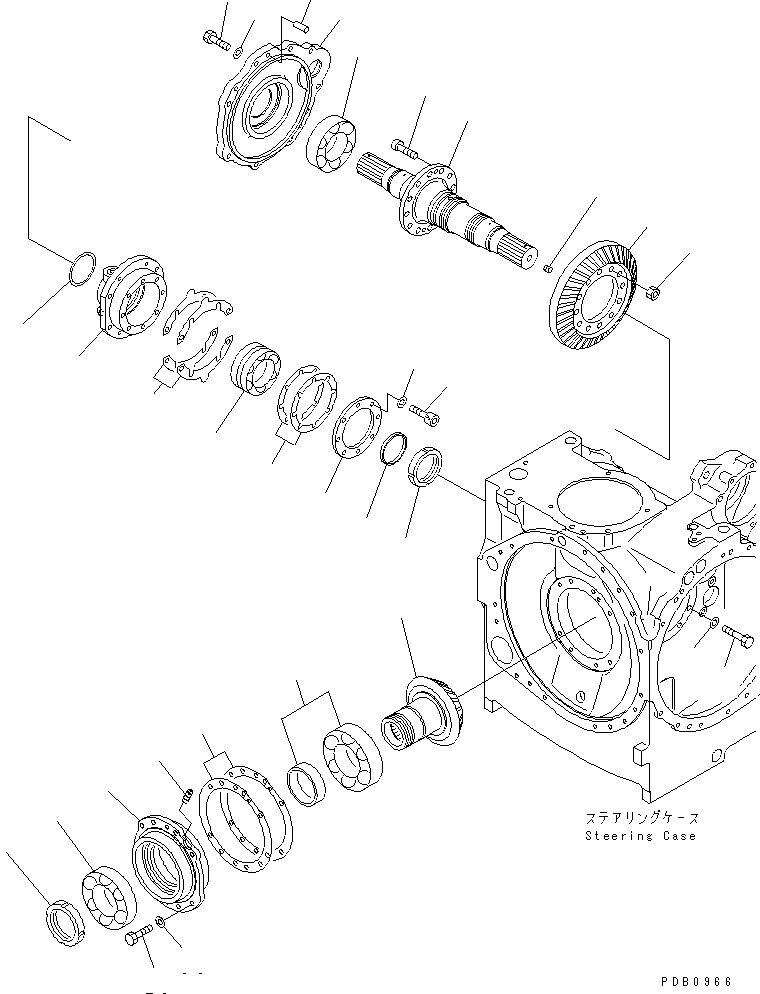 Гайка 17A-22-15210 KOMATSU