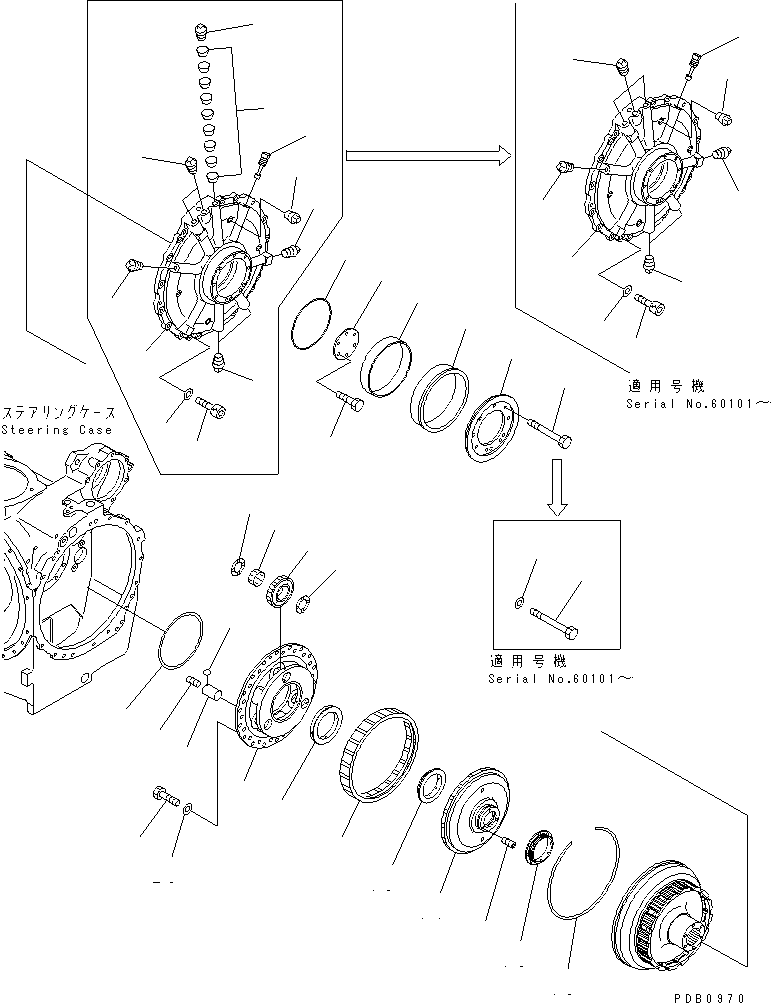 Пробка 17A-22-12231 KOMATSU